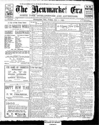 Newmarket Era, 1 Jan 1909