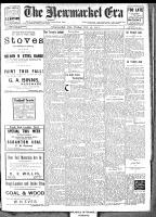 Newmarket Era , October 27, 1911