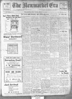 Newmarket Era , March 15, 1912