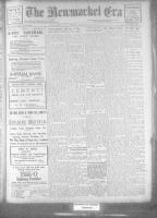 Newmarket Era , March 31, 1922