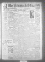 Newmarket Era , April 20, 1928