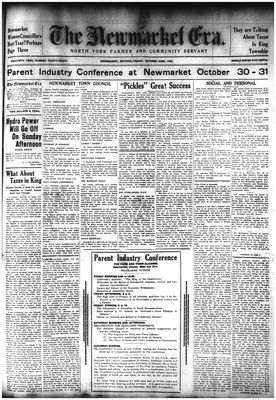 Newmarket Era , 23 Oct 1931