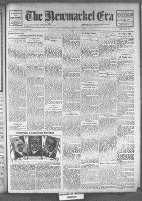 Newmarket Era, 10 Jan 1930