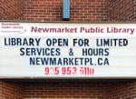 Newmarket Public Library open for limited services and hours
