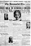 Free milk in school urged; Many homes meatless for weeks, need milk declares new reeve