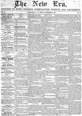 New Era (Newmarket, ON), 29 Dec 1854