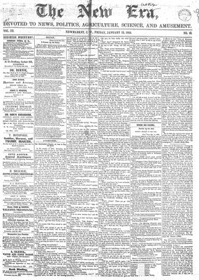 New Era (Newmarket, ON), 12 Jan 1855