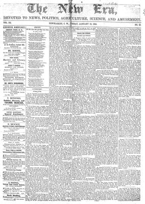 New Era (Newmarket, ON), 19 Jan 1855