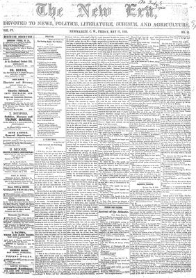 New Era (Newmarket, ON), 11 May 1855