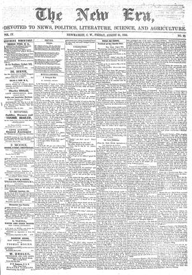 New Era (Newmarket, ON), 31 Aug 1855