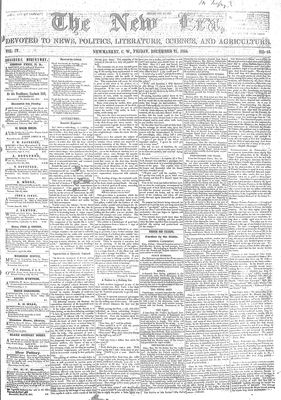 New Era (Newmarket, ON), December 21, 1855