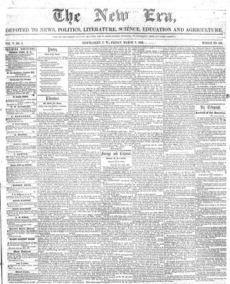 New Era (Newmarket, ON), 7 Mar 1856