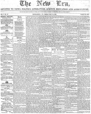 New Era (Newmarket, ON), 16 May 1856