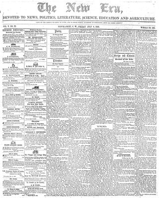 New Era (Newmarket, ON), 4 Jul 1856