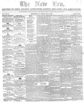 New Era (Newmarket, ON), 25 Jul 1856