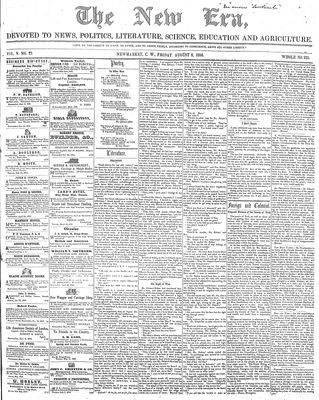 New Era (Newmarket, ON), 8 Aug 1856