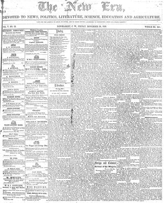 New Era (Newmarket, ON), 28 Nov 1856