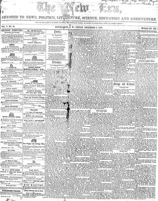 New Era (Newmarket, ON), 5 Dec 1856