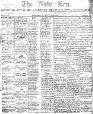 New Era (Newmarket, ON), January 2, 1857
