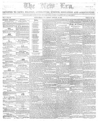 New Era (Newmarket, ON), 16 Jan 1857