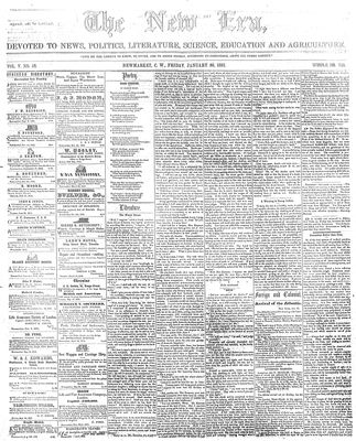 New Era (Newmarket, ON), 30 Jan 1857