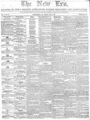 New Era (Newmarket, ON), 8 May 1857