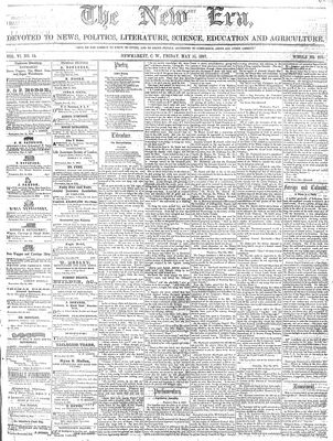 New Era (Newmarket, ON), May 15, 1857