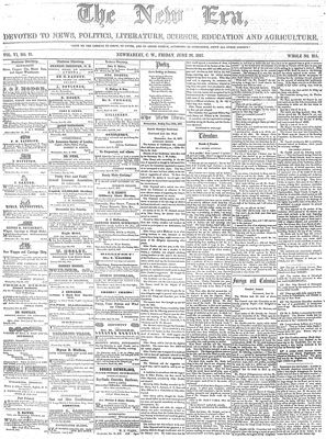 New Era (Newmarket, ON), 26 Jun 1857