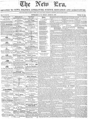 New Era (Newmarket, ON), 21 Aug 1857