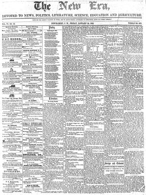 New Era (Newmarket, ON), 29 Jan 1858