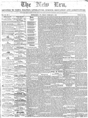 New Era (Newmarket, ON), 5 Feb 1858