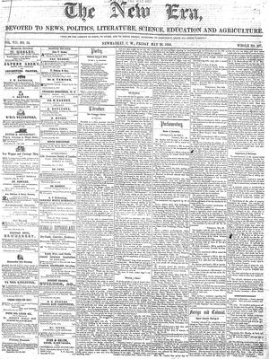 New Era (Newmarket, ON), 28 May 1858