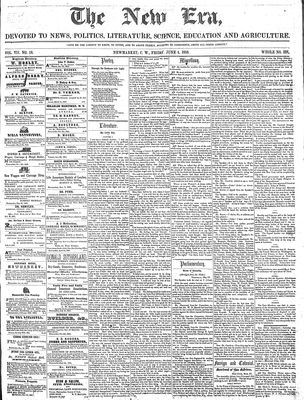 New Era (Newmarket, ON), 4 Jun 1858