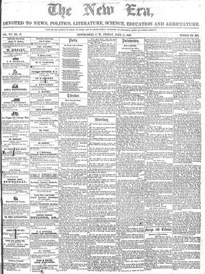 New Era (Newmarket, ON), 11 Jun 1858