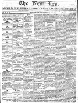 New Era (Newmarket, ON), 25 Jun 1858