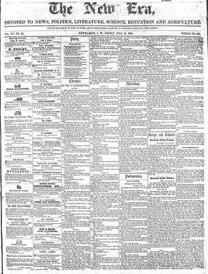 New Era (Newmarket, ON), 16 Jul 1858