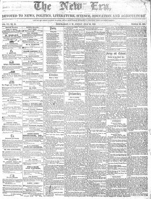 New Era (Newmarket, ON), 30 Jul 1858