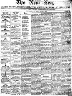 New Era (Newmarket, ON), 13 Aug 1858