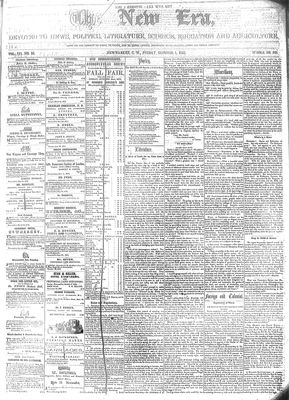 New Era (Newmarket, ON), 1 Oct 1858