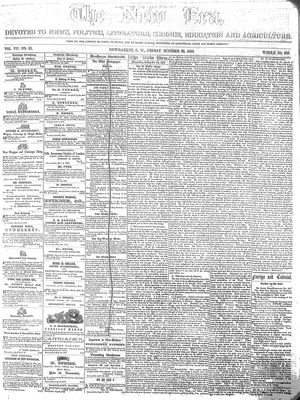 New Era (Newmarket, ON), 29 Oct 1858