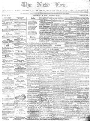 New Era (Newmarket, ON), 26 Nov 1858