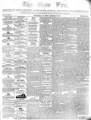 New Era (Newmarket, ON), 10 Dec 1858