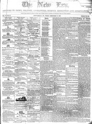 New Era (Newmarket, ON), 17 Dec 1858