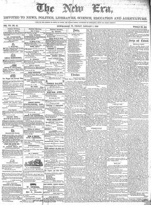 New Era (Newmarket, ON), 7 Jan 1859