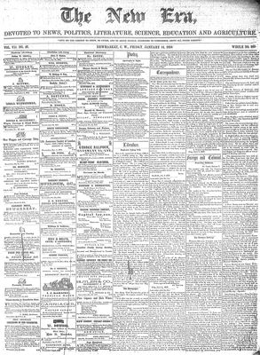 New Era (Newmarket, ON), 14 Jan 1859