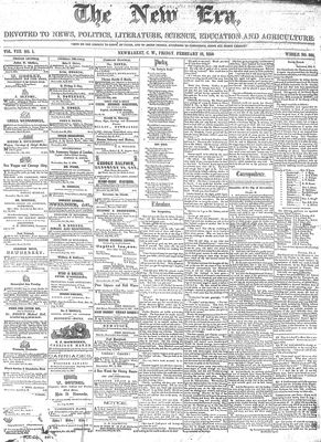 New Era (Newmarket, ON), 18 Feb 1859