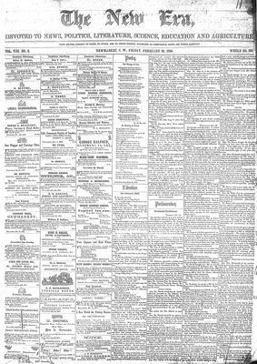 New Era (Newmarket, ON), 25 Feb 1859