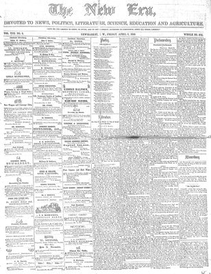 New Era (Newmarket, ON), 8 Apr 1859