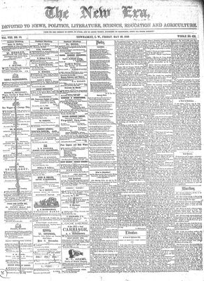 New Era (Newmarket, ON), 20 May 1859