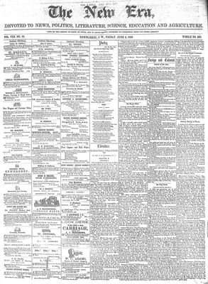 New Era (Newmarket, ON), 3 Jun 1859